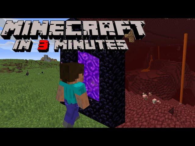 Minecraft In 3 Minutes