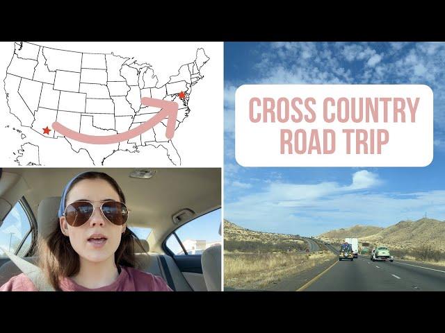 road tripping from arizona to maryland