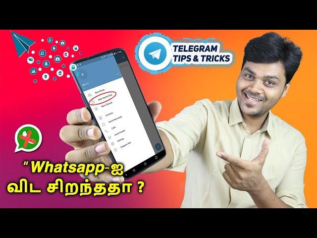 Top 10 Best Telegram Tips & Tricks   இது தெரிஞ்சா இனி Whatsapp வேண்டாம் || Telegram vs Whatsapp