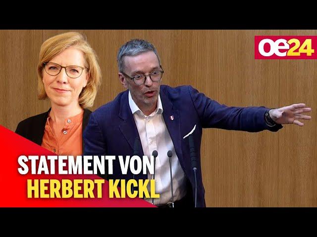 Herbert Kickl | FPÖ stellt  Misstrauensantrag gegen Gewessler