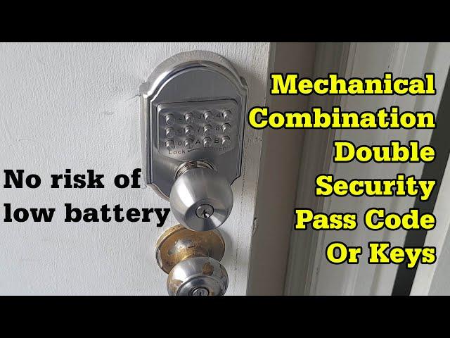 Mechanical Entry Door Lock | JoeteckTips