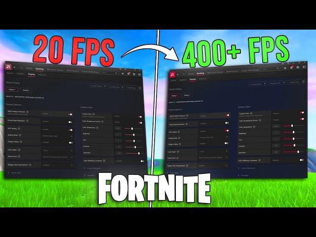 BEST AMD Radeon Settings For Fortnite Chapter 5! - BOOST FPS!