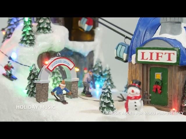 Powder Ridge Mountain Ski Resort Christmas Village by FG Square