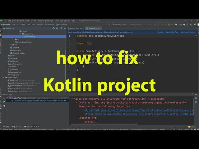 Could not find org.jetbrains.kotlin - android
