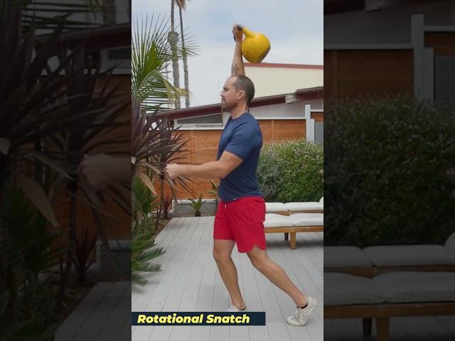 Rotational Kettlebell Snatch Form | Kettlebell Exercises