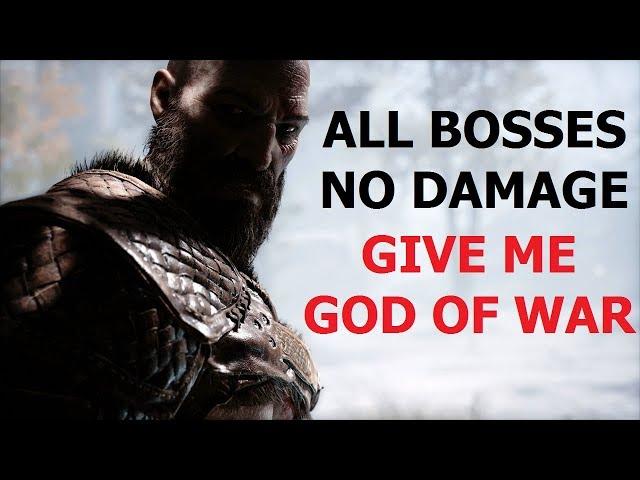 God Of War (PS4) - All Boss Fights * Secret & Optional + Valkyries - NO DAMAGE [GIVE ME GOD OF WAR]