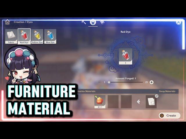 Collect Furniture Materials | Genshin Impact