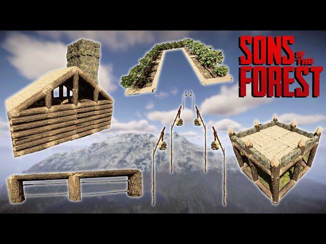 +20 Building Tips Tricks & Designs In Sons Of The Forest 1.0 Which Is Necessary To Learn!