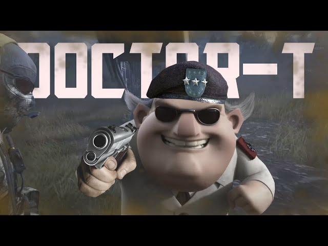 Doctor T betrays Us and throws sand in the eye so we never get his plans (Dr T From Boom Beach meme