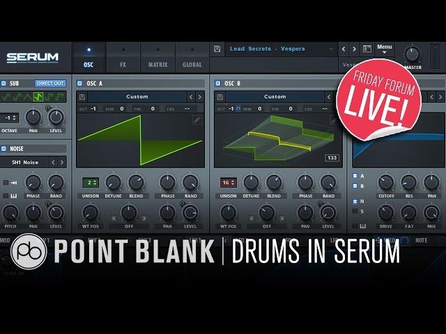 Drum Synthesis in Xfer Serum (FFL!)
