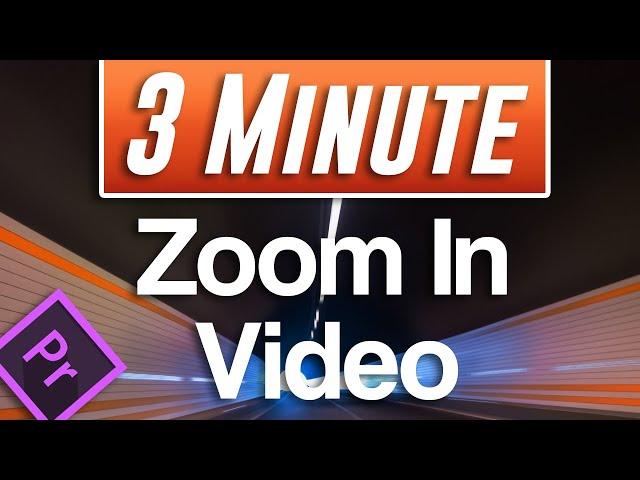 How to Zoom In Tutorial | Premiere Pro CC