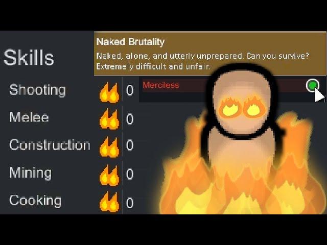 ALL Passions, NO Skills | Rimworld Solo Colonist on Merciless Difficulty #1