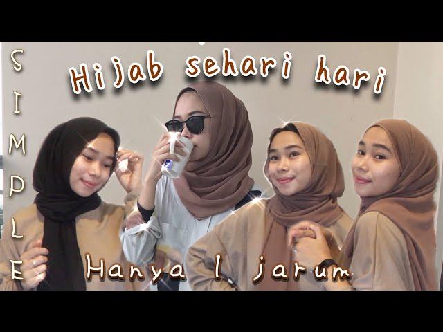 TUTORIAL HIJAB SEHARI HARI  hanya 1 jarum | kakpit channel