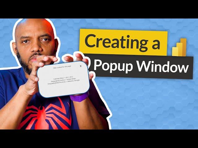 Create a Popup Window in Power BI