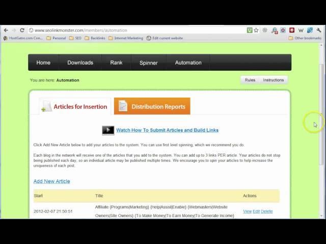 SEO Link Monster Review - Ultimate Authority Backlinks