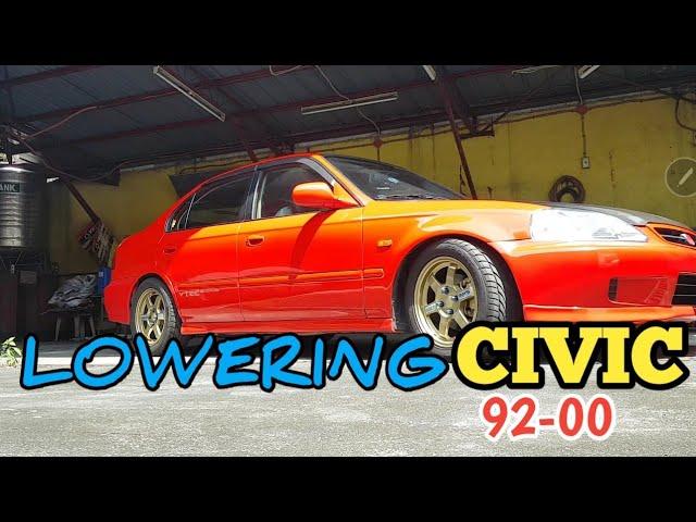 Honda CIVIC: Lowering your CIVIC