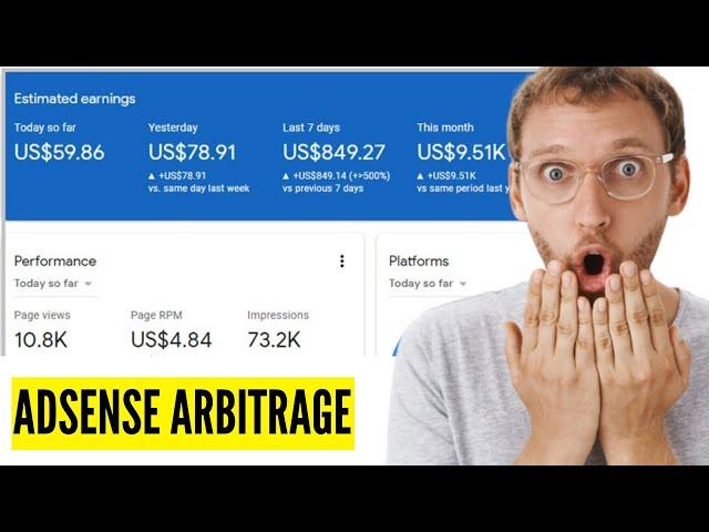 [AdSense arbitrage] How To Earn Money With Google Adsense Arbitrage