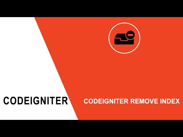 How to remove index.php from URL in CodeIgniter using .htaccess