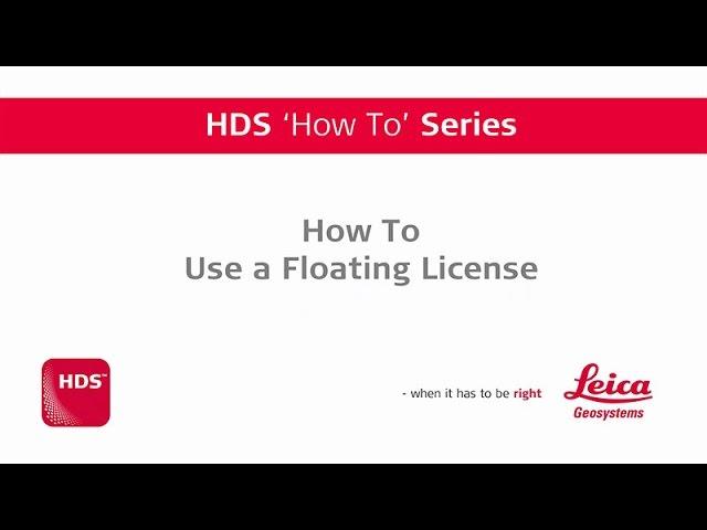 Client Licence Manager: How to use a Floating Licence