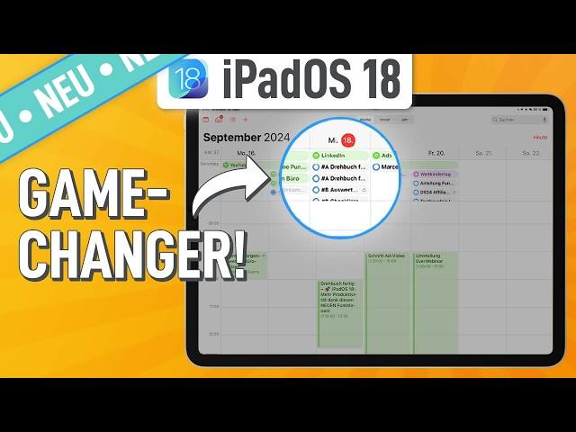  iPadOS 18: Mehr Produktivität dank diesen NEUEN Funktionen!