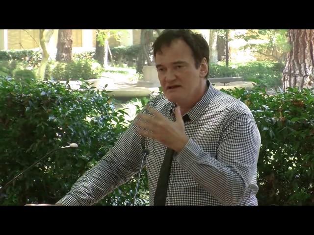 Keynote Speaker Quentin Tarantino at UCLA TFT's Design Showcase West 6/4/16