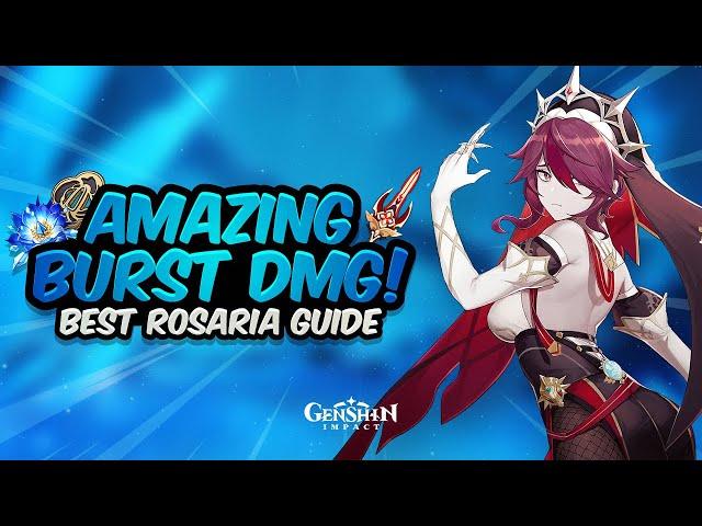AMAZING BURST DAMAGE! Updated Rosaria Guide - Artifacts, Weapons & Teams | Genshin Impact 2.6