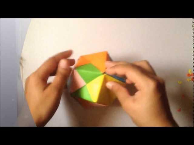 #3 - COLOURFUL Modular Origami Octahedron!