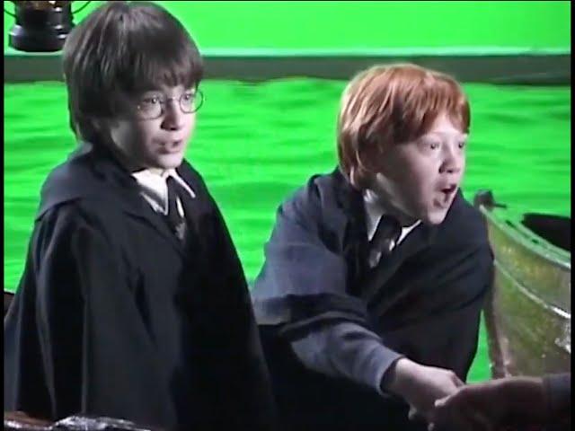 The boats to Hogwarts | BEHIND THE SCENES | Harry Potter and the Philosopher's Stone