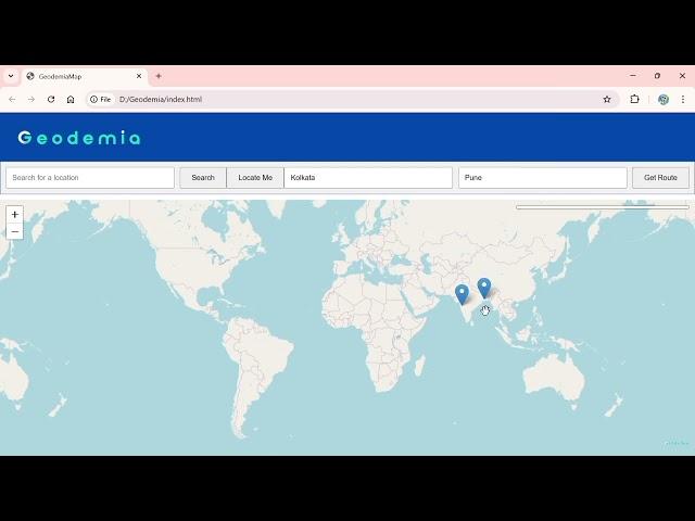 Exploring of OSM route explorer। Geodemia