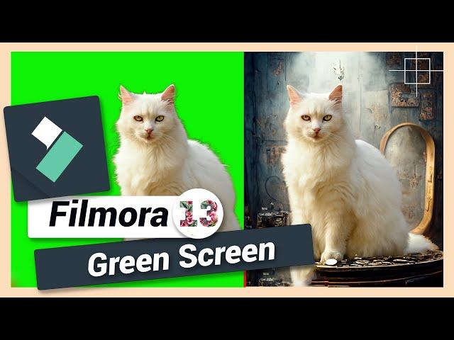 How to use Green Screen (Chroma Key) | Filmora 12 & 13 Tutorial