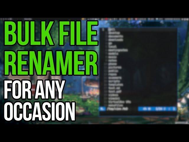 Vimv: A Generic Bulk Rename Utility, Perfect For Lf