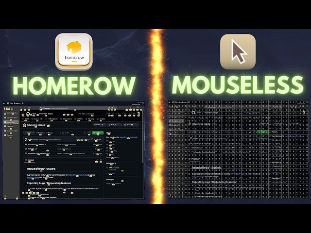 Homerow vs Mouseless | Navigate macOS without using the mouse