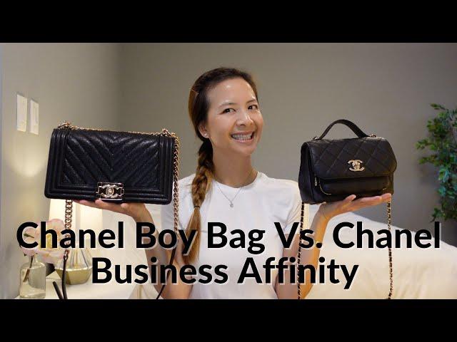 Chanel Boy Bag Vs  Chanel Business Affinity Review