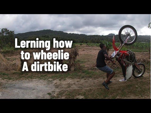 Learning how to wheelie my dirt bike | bklf.shorneil