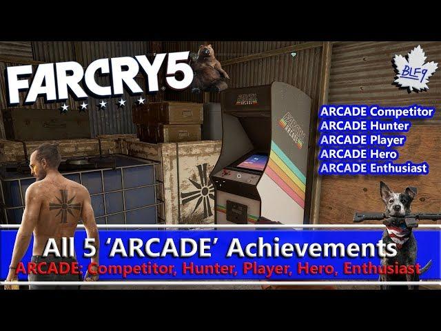 Far Cry 5 - All 5 ARCADE Achievements/Trophies