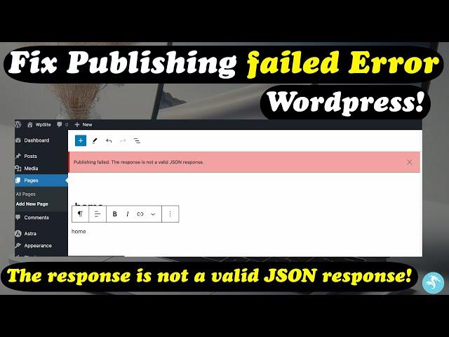 FIX Wordpress Publishing failed Error (The response is not a valid JSON response)  In Hindi