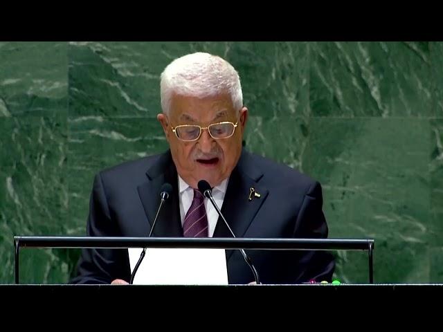 Mahmoud Abbas urges UN to stop the war in Gaza | REUTERS