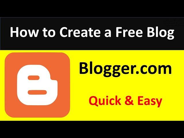 How to create a free blog in 2020