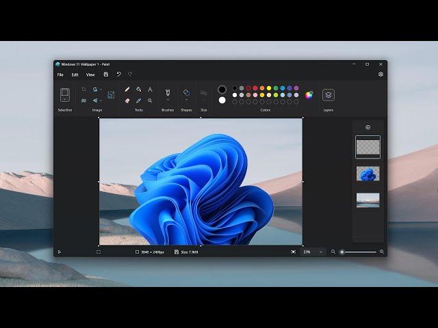 How to use Layers in Paint app for Windows 11 - Now more widely available