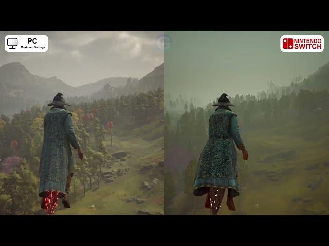 Hogwarts Legacy - Nintendo Switch VS PC | Graphics Comparison |