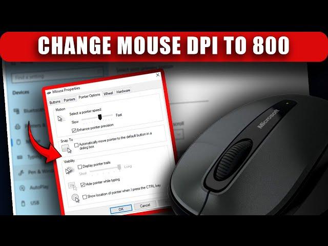 How to Change Mouse DPI to 800 (Tutorial)