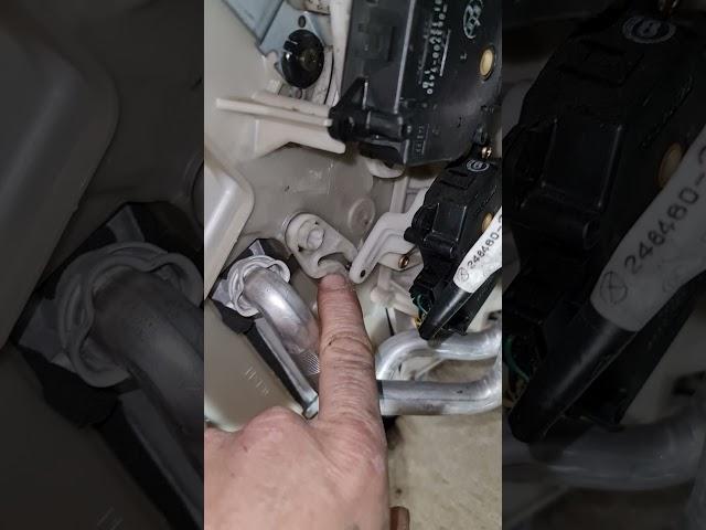 Lexus blend door actuator problem