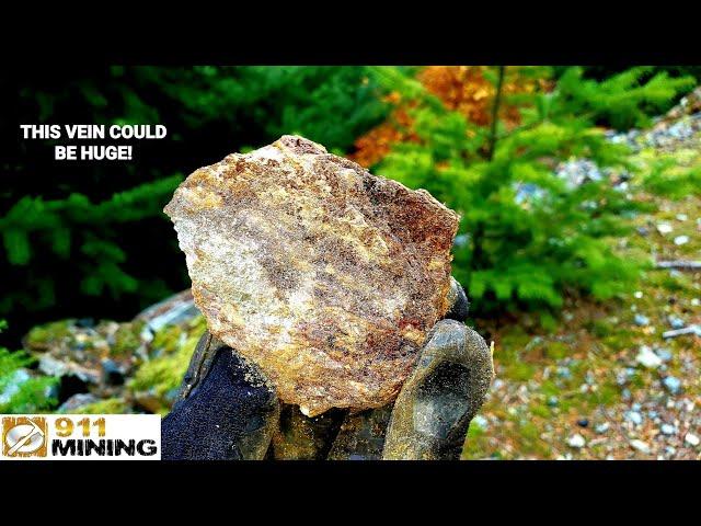 Discovering A Heavily Oxidized Silver & Gold Quartz Vein!