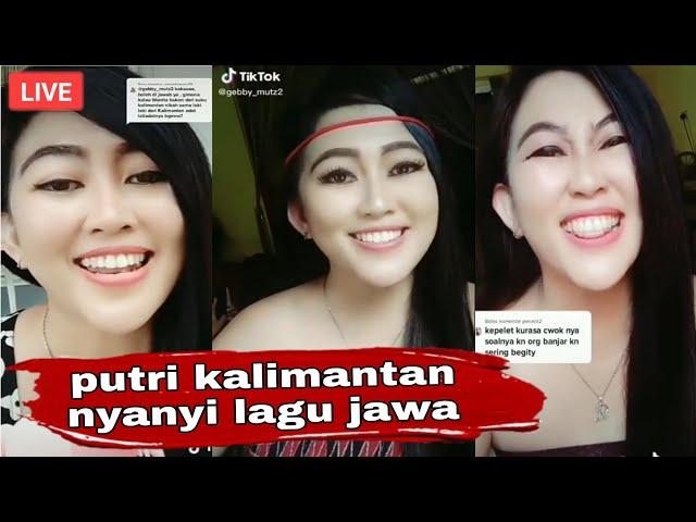 PUTRI KALIMANTAN NYANYI LAGU JAWA