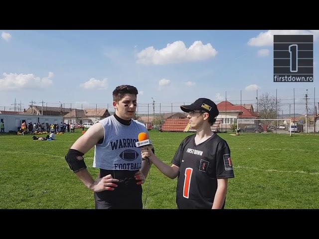 Interviu RB Cosmin Burlacu War - Postagame Bucharest Warriors @ Mures Monsters CNFA 2018 Week 2