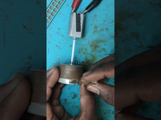 DC motor Output Voltage without current #shorts #shortvideo #kjayrepairingwala