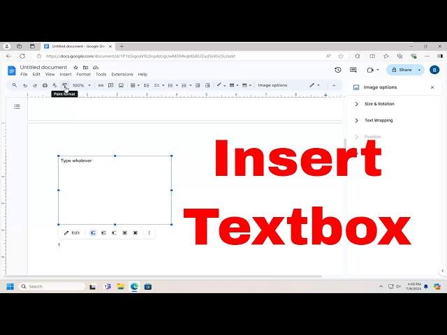 How to Insert a Textbox In Google Docs [Guide]