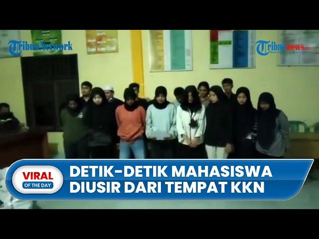 Viral! Detik-detik Mahasiswa KKN di Jambi Diusir Warga karena Menghina Nama Desa Tempat Mereka KKN