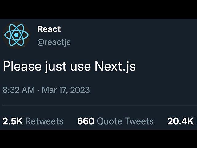 Create React App is Finally Dead