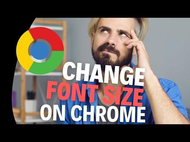 How to change FONT SIZE on GOOGLE CHROME in 2023? #googlechrome